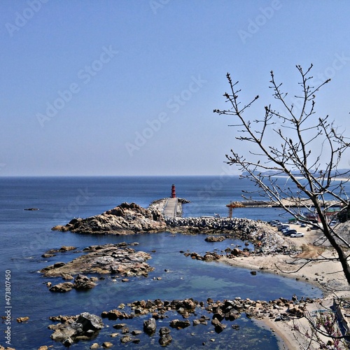 landscape with the sea