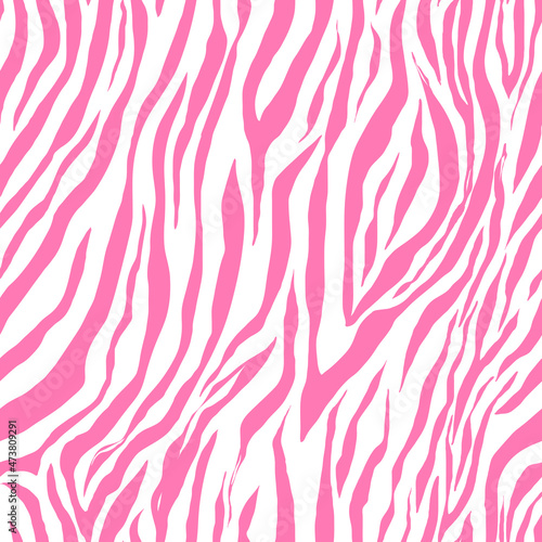 Seamless pattern abstract zebra spots vector illustration