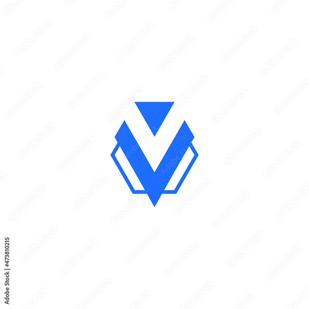 V Bot Logo design Vector V Bot Logo design Vector