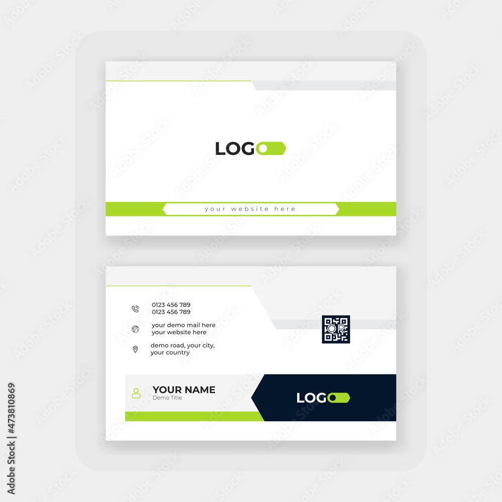 modern green abstract business card design, stylish green professional business card design template modern green abstract business card design, stylish green professional business card design template