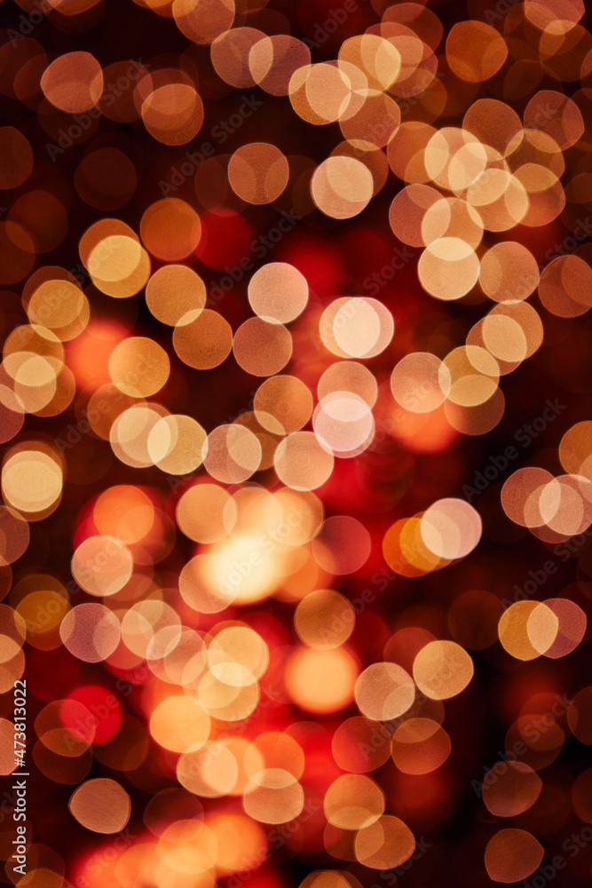 Obraz premium abstract christmas lights, Christmas lights out of focus