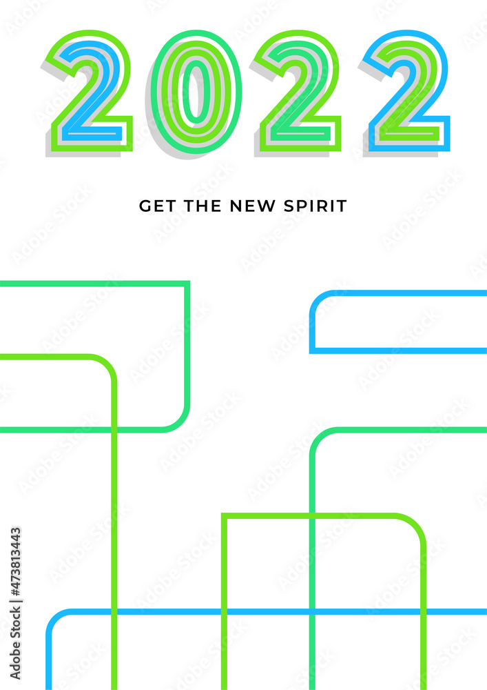 Happy New Year 2022. Vector illustration for greeting card, party invitation card, website banner, social media banner, background, cover design template, marketing material. Happy New Year 2022. Vector illustration for greeting card, party invitation card, website banner, social media banner, background, cover design template, marketing material.