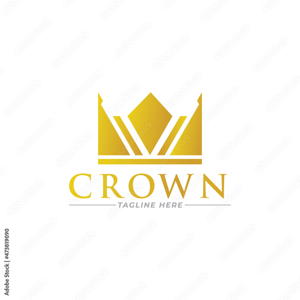 crown logo icon vector template crown logo icon vector template
