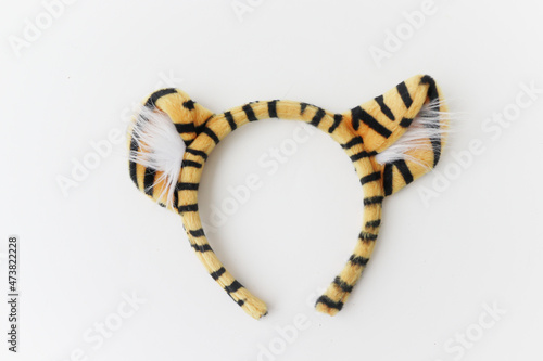 Children's headband with tiger ears