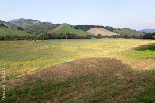 View of landscape along the via Francigena photo