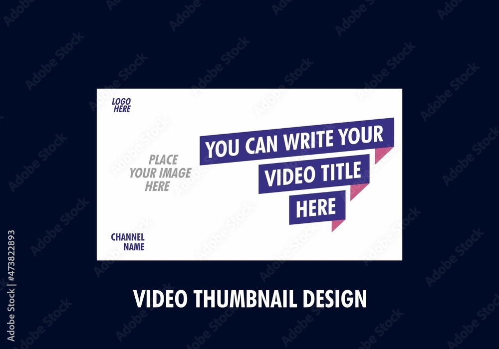 Modern and colorful video thumbnail Modern and colorful video thumbnail