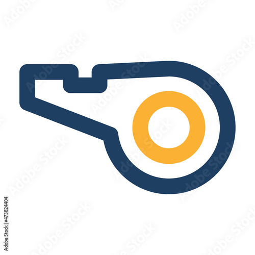 Whistle Vector icon which is suitable for commercial work and easily modify or edit it