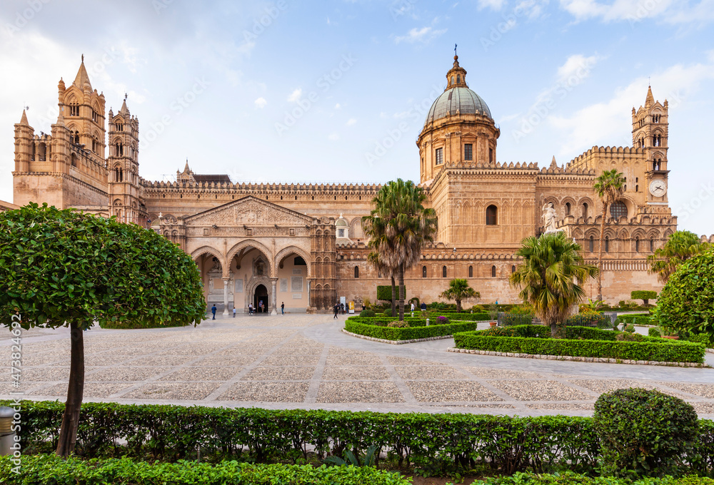 Die Kathedrale Maria Santissima Assunta in Palermo, Sizilien