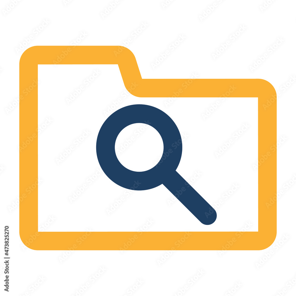 Folder Search Vector icon which is suitable for commercial work and easily modify or edit it
Folder Search Vector icon which is suitable for commercial work and easily modify or edit it