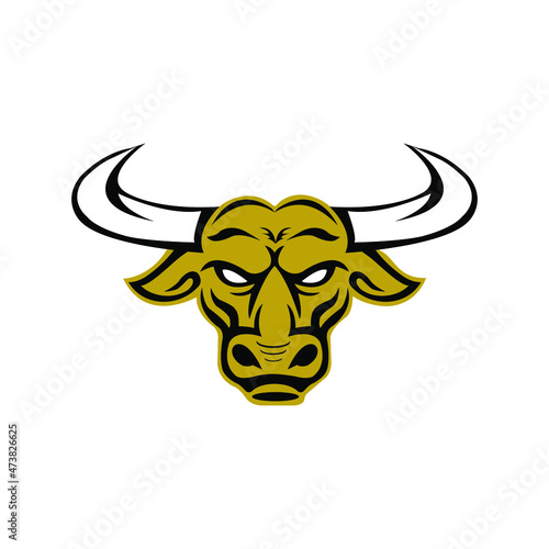 Fototapeta Naklejka Na Ścianę i Meble -  bull logo