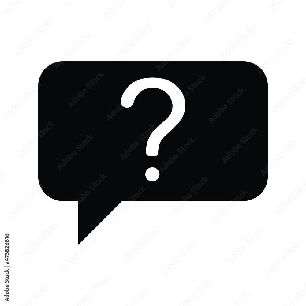 question support icon or logo isolated sign symbol vector illustration - high quality black style vector icons question support icon or logo isolated sign symbol vector illustration - high quality black style vector icons