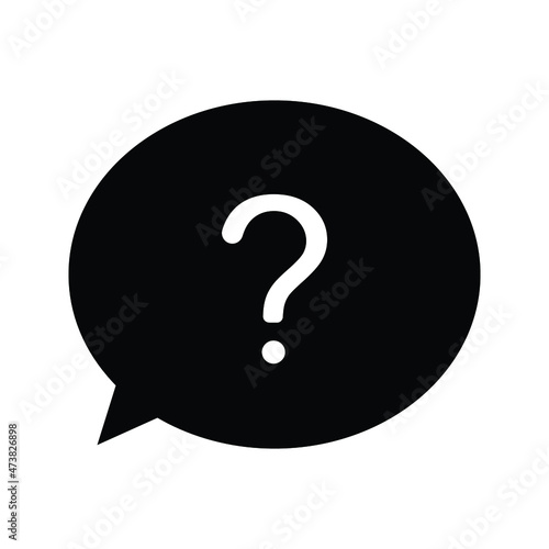 question support icon or logo isolated sign symbol vector illustration - high quality black style vector icons