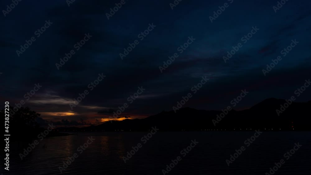 4k Time-lapse, View of Colorful dramatic sky sunset or sunrise with Moving clouds background on River, Time lapse sky with cloud in nature and travel concept. High quality video nature foottage 4k Time-lapse, View of Colorful dramatic sky sunset or sunrise with Moving clouds background on River, Time lapse sky with cloud in nature and travel concept. High quality video nature foottage