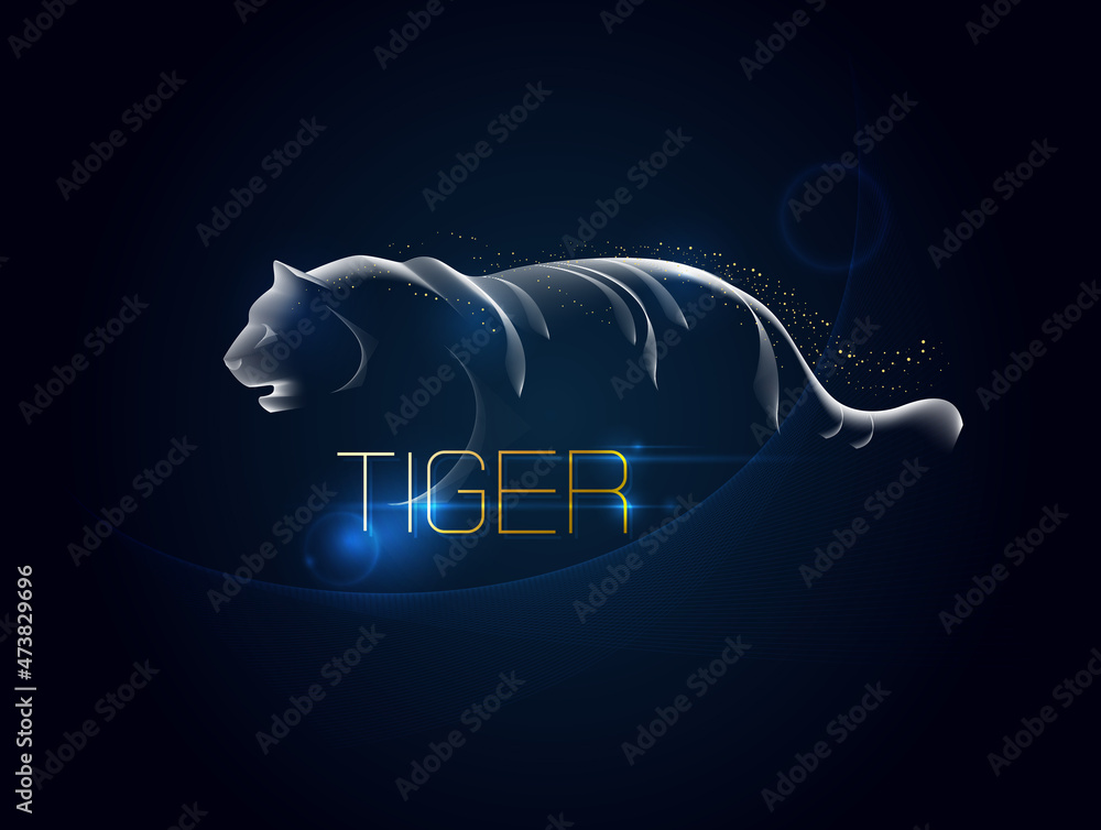 Tiger symbol of the new year