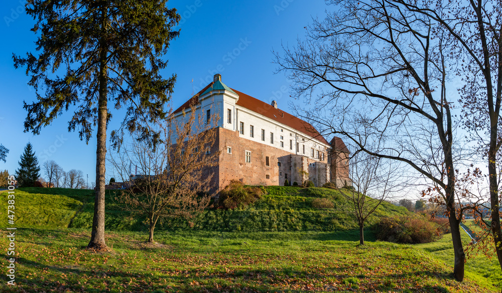 Sandomierz Castle in the Fall