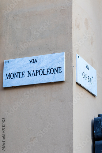 Milan, Lombardy, Italy: Montenapoleone street photo