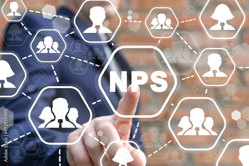 Canvas Print Concept of NPS Net Promoter Score