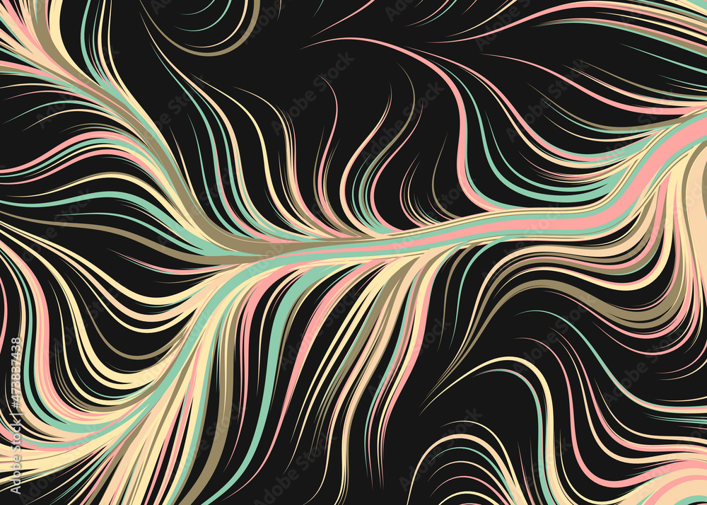 Obraz premium Abstract Perlin Noise Geometric Pattern generative computational art illustration