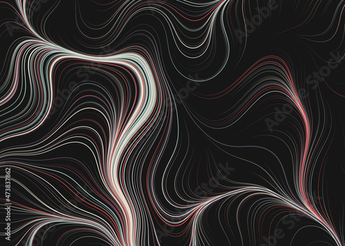 Abstract Perlin Noise Geometric Pattern generative computational art illustration