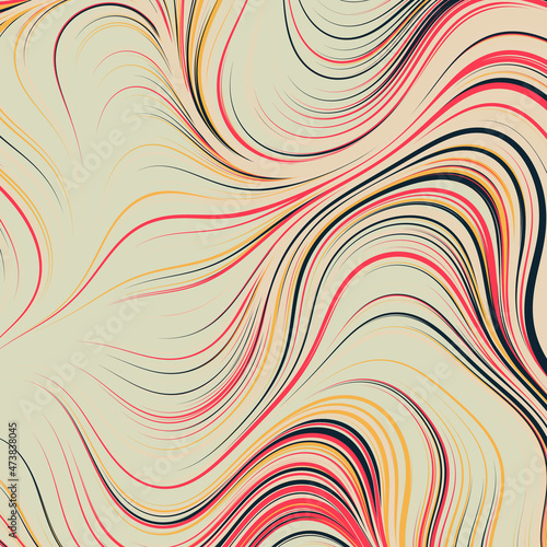 Abstract Perlin Noise Geometric Pattern generative computational art illustration