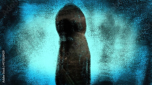 Obraz na plátně 3d illustration with devilish characters and monsters.