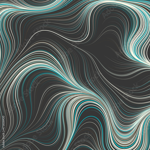 Abstract Perlin Noise Geometric Pattern generative computational art illustration