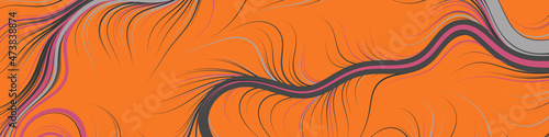 Abstract Perlin Noise Geometric Pattern generative computational art illustration