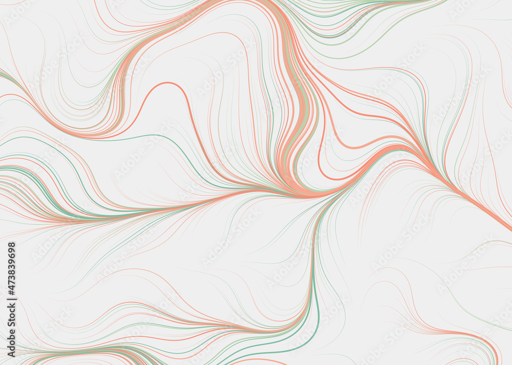 Fototapeta premium Abstract Perlin Noise Geometric Pattern generative computational art illustration