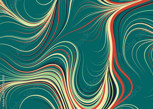 Abstract Perlin Noise Geometric Pattern generative computational art illustration