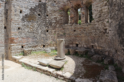 Great Basilica in Butrint National Park, Buthrotum, Albania	
 photo