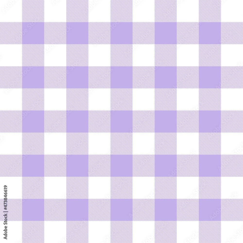Table cloth pattern in purple and white color. Cross straight line in violet color on white background, Texture for textile products. Table cloth pattern in purple and white color. Cross straight line in violet color on white background, Texture for textile products.