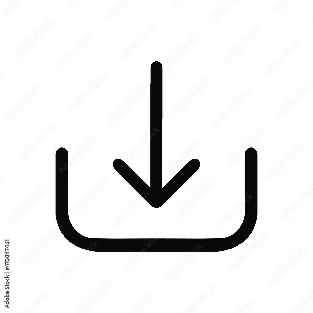 Download Vector Icon. Download icon in trendy flat style. Download icon image, Download icon illustration isolated on white background Download Vector Icon. Download icon in trendy flat style. Download icon image, Download icon illustration isolated on white background