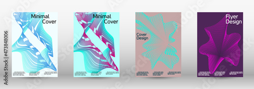 Future futuristic template with abstract current forms for banner design, poster, booklet, report, journal. © niko180180
