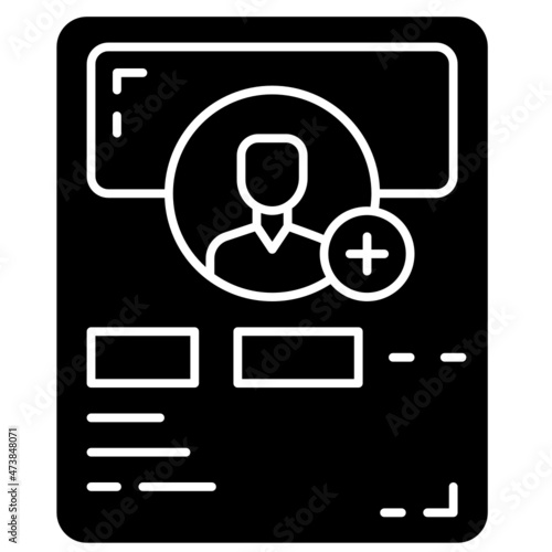 add contact solid icon