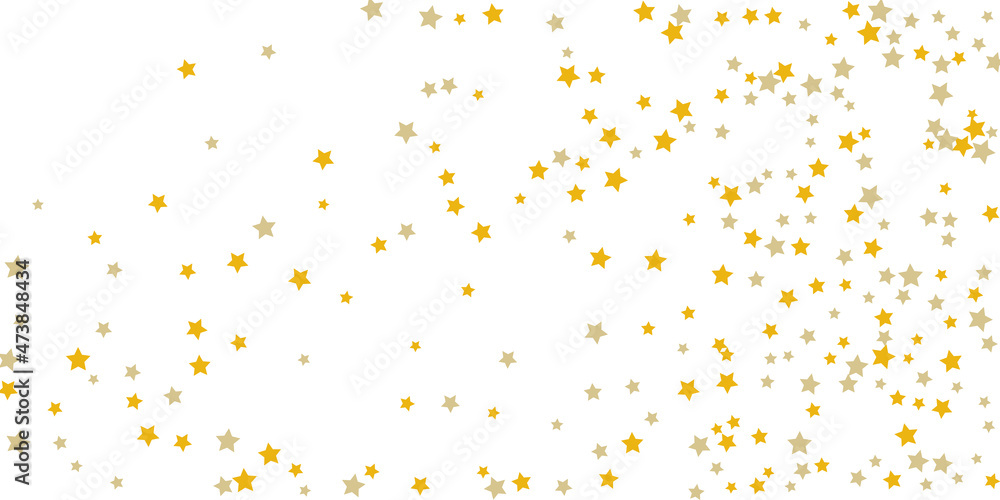 Star confetti. Golden casual confetti background. Bright design pattern. Vector template with gold stars. Star confetti. Golden casual confetti background. Bright design pattern. Vector template with gold stars.