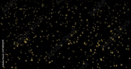 Christmas background, Golden snowflakes falling 

Works well with all editing Programs, Drag and Drop on Video/Photos and use Add or screen overlay mode 