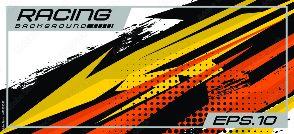 car livery wrap background design Stock Vector | Adobe Stock