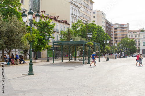 Plaza o Square en la ciudad de Atenas, en el pais de Grecia