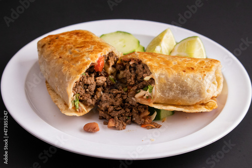 Beef burrito photo