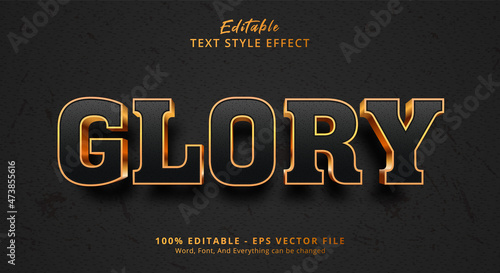 Glory Editable Text Effect