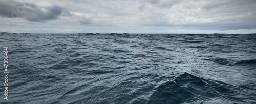 Photography Glowing clouds above the sea