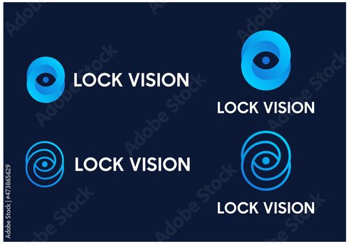 security vision logo design template