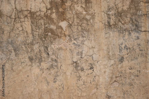 Old weathered limewash wall