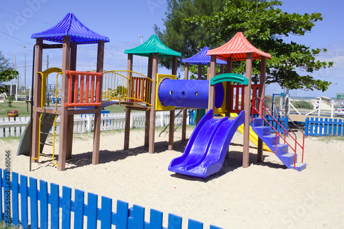 Wallpaper Mural Toys for children in a city park Torontodigital.ca