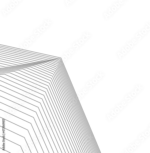 3D Fototapete Schwarz-Weiß - Fototapete black and white abstract