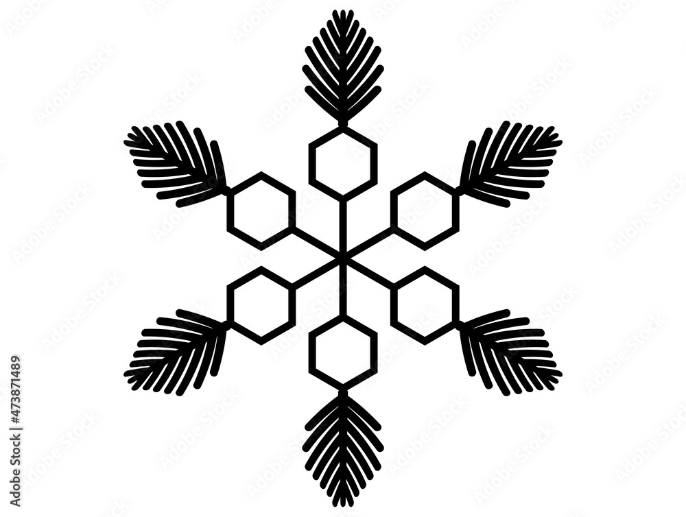 snowflake winter black isolated icon silhouette snowflake winter black isolated icon silhouette