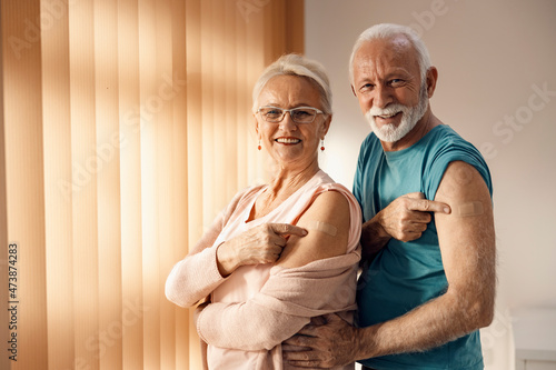 Bild auf Leinwand Viral vaccination and immunization during covid 19
