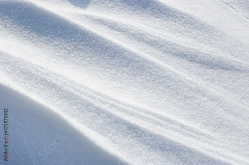 texture of cold winter snow