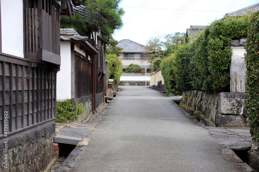 萩市の江戸屋横丁風景