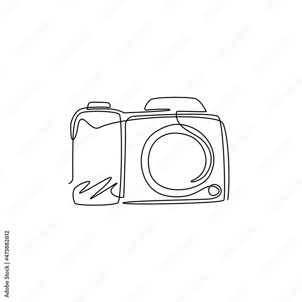 Logo Image Vector Hd PNG Images Camera Logo Png Image With Line Camera  Drawing Logo Drawing Camera Sketch PNG Image For Free Download